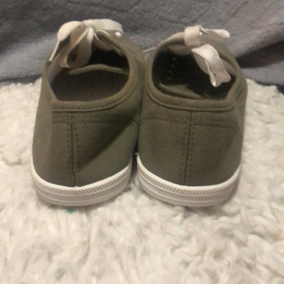 Sage Green Keds style womans casual sneakers - Picture 4 of 4
